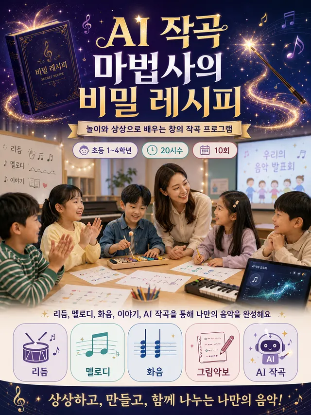 AI 작곡 마법사의 비밀 레시피 대표 이미지