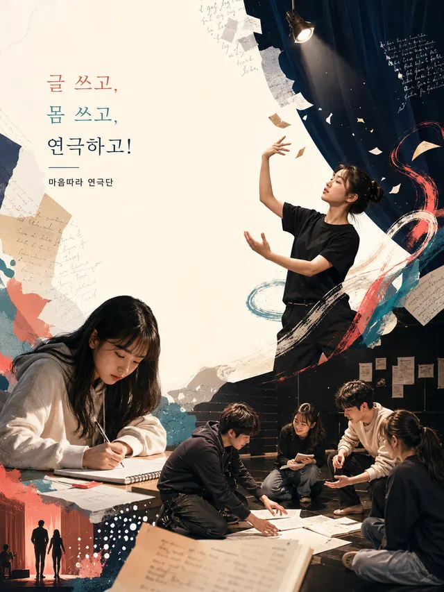 글 쓰고, 몸 쓰고, 연극하고! : 마음따라 연극단 대표 이미지